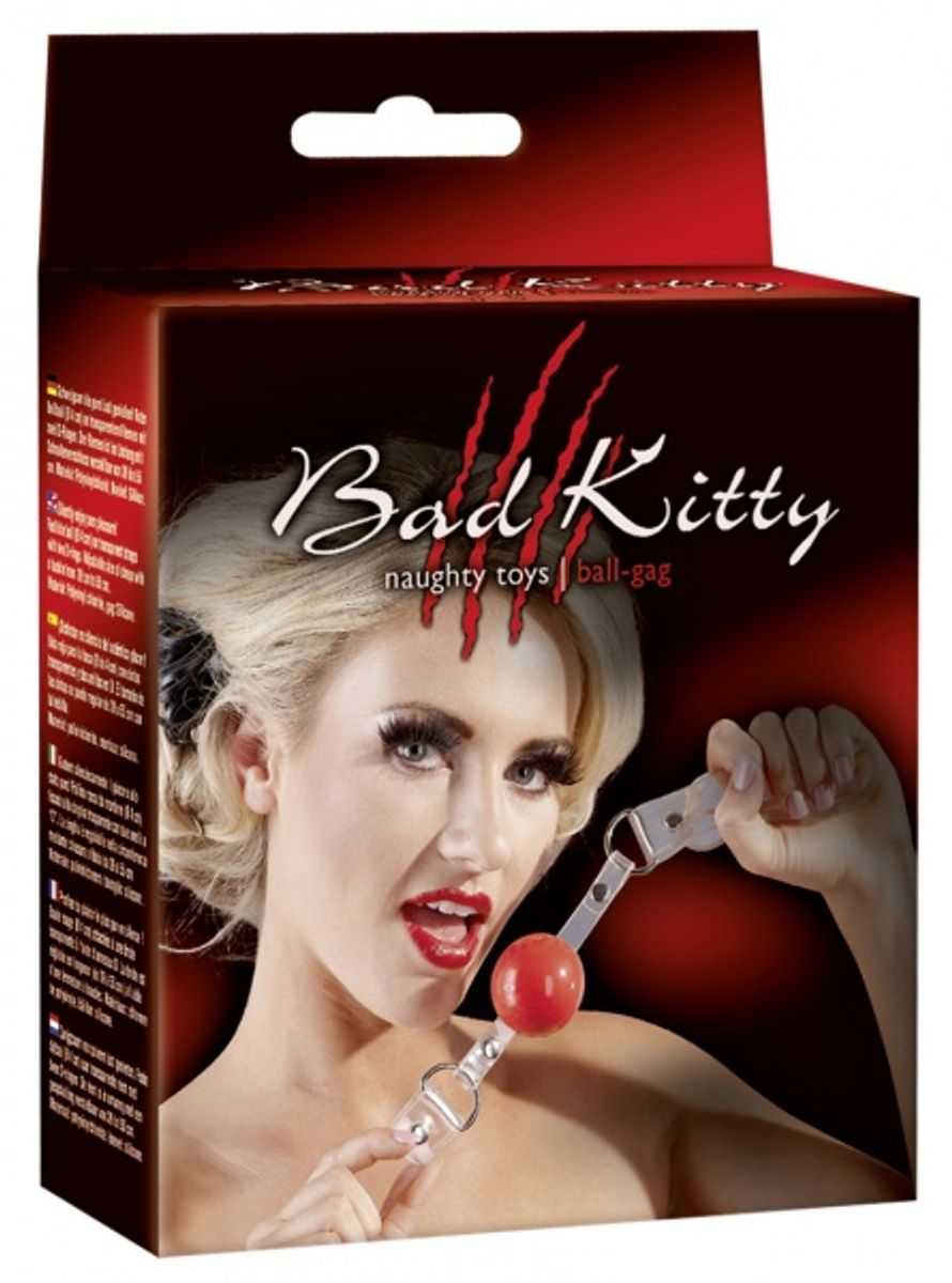 Bad Kitty - Ball Gag - Rød