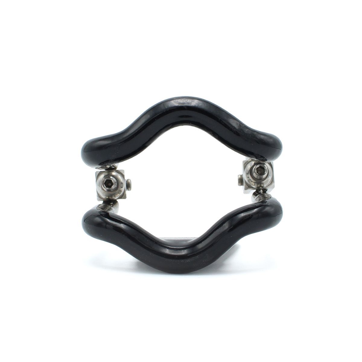 Kiotos - Steel Jaw Lock With Black Elastic Coating